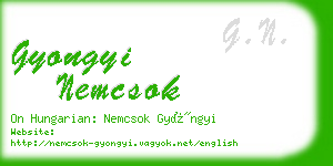 gyongyi nemcsok business card